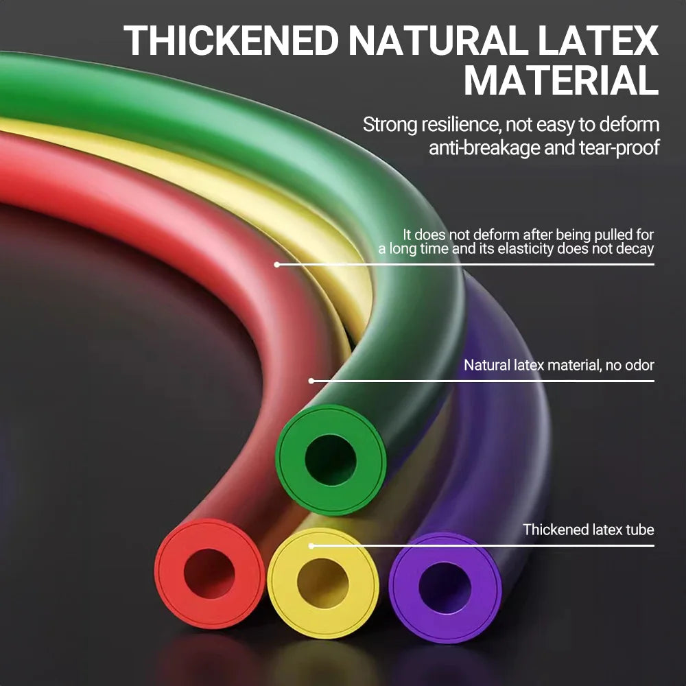 Ultimate Home Gym: Portable Resistance Bands Set for Full Body Muscle Training