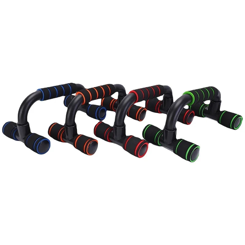 Save Your Wrists, Build Your Chest: Ergonomic I-Shaped Push-Up Support Bars for Home Gains