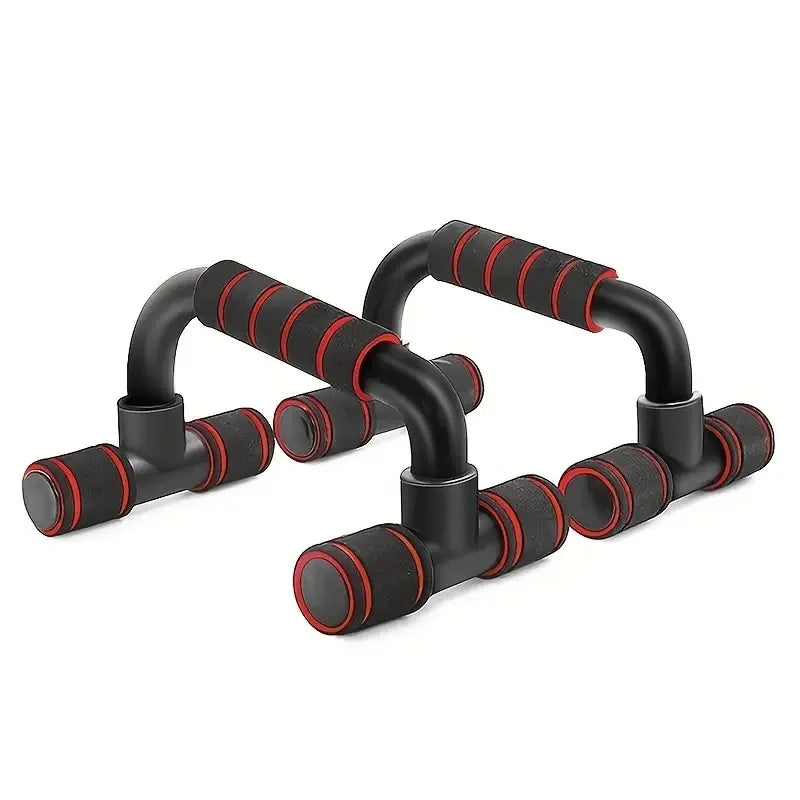 Save Your Wrists, Build Your Chest: Ergonomic I-Shaped Push-Up Support Bars for Home Gains
