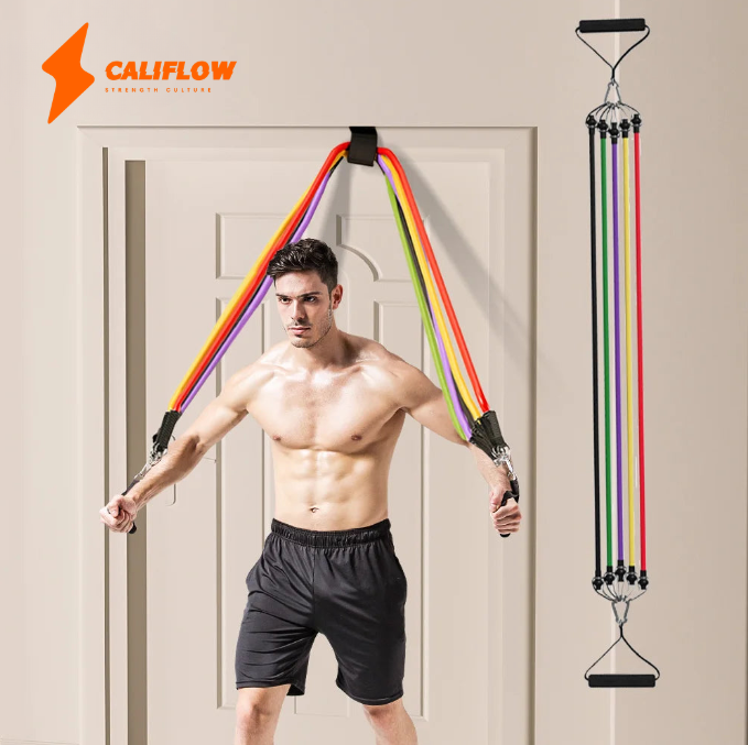 Ultimate Home Gym: Portable Resistance Bands Set for Full Body Muscle Training